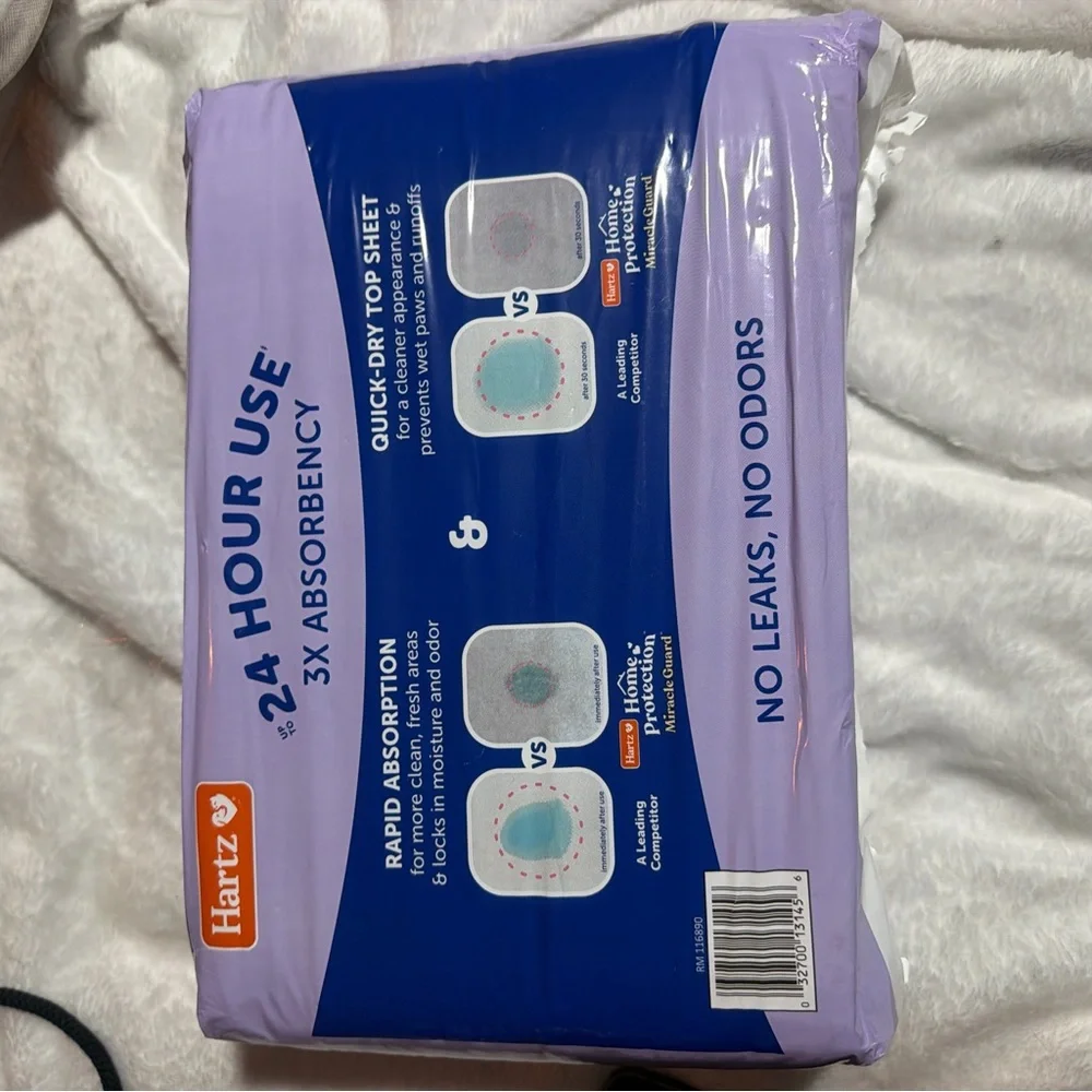 Hartz Home Protection Lavender Scent Dog Pads - 25 Count (Regular Size)